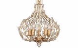Большая золотая люстра Favourite Batun c пятью лампочками в стиле прованс