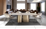 Современный обеденный стол Numa 240 см в гостиной