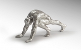 Интерьерная скульптура в виде йога