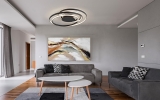 Потолочный спиральный светильник Danza 513061 в интерьере квартиры- студии