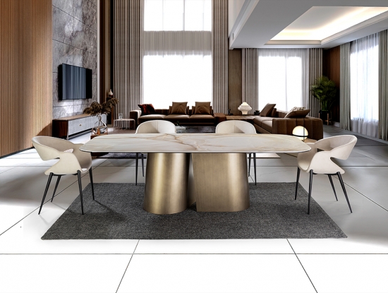 Современный обеденный стол Numa 240 см в гостиной