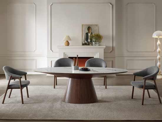 Стол овальный DT2483 в интерьере