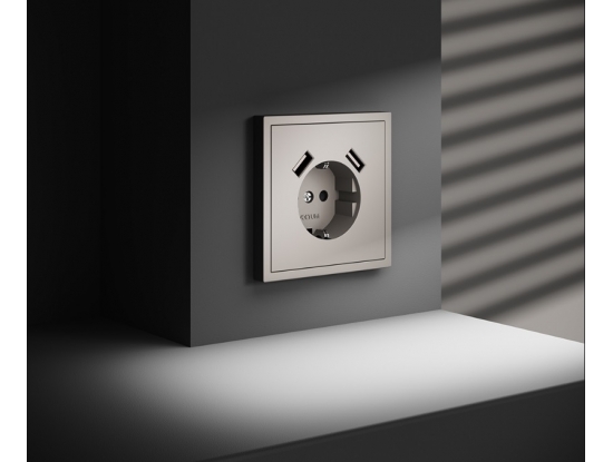 Розетка VLS040403 с узкой рамкой